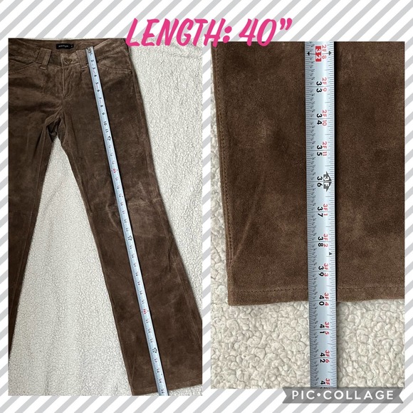 Vintage Suede pants Women Size 4 - Picture 12 of 15